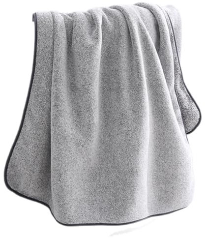 GMBYLBY Serviette de bain douce en fibre de bambou absorbante à séchage rapide pour la maison et la plage