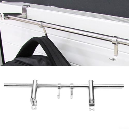 Porte-serviettes pour radiateur 40 cm ou 50 cm ou 60 cm en acier inoxydable, support chauffant à espacement réglable, pour chauffage de radiateur suspendu (50 cm)