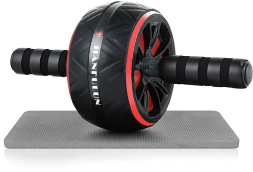 uchroller - Bauchroller AB Roller - Ab Roller Bauchtrainer mit Kniematte - Rutschfester Bauchmuskeltraining Gerät für Zuhause - Geeignet für Anfänger und Profis