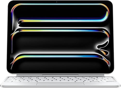 Apple Magic Keyboard (para iPad Pro 11-pulgadas M4) (QWERTY Español)​​​​​​​ Blanco (Reacondicionado)