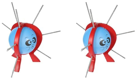 ISTOVO 2X Ballon-Platzen-Spiel, Familien-Brettspiel, Stanzballons für Füllen Von Partytüten, Partyspiel, Elternspiel, Desktop-Spielzeug