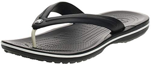 Crocs Crocband Flip, Infradito Unisex - Adulto, Nero, 46/47 EU