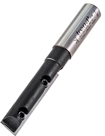 Trend Professional Rota-Tip Single Blade Straight Router Cutter, 1/2 Inch Shank, 12.7mm Cut Diameter & 49.5mm Cut Length, RT/13X1/2TC