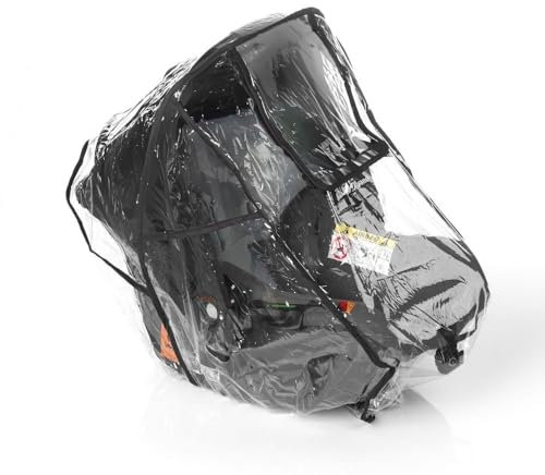 Jané Habillage Universel Groupe 0, Coque, Rain Bubble, avec Fenêtre Centrale, avec Sac de Transport, Transparent