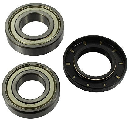 SPARES2GO 2nd Type Drum Bearing & Oil Seal Kit for Zanussi Washing Machines (6207ZZ 6206ZZ)