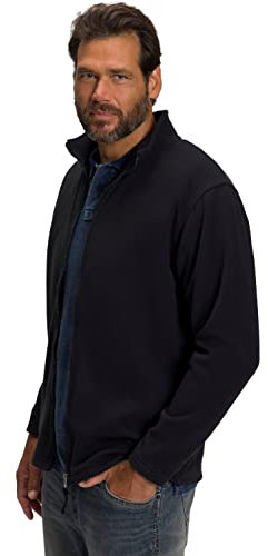 JP 1880 Fleecejacke, Abrigo para Hombre, Negro (Schwarz 10), 6XL