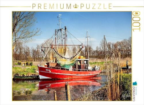 CALVENDO Puzzle Friesland - Vareler Hafen | 1000 Teile Lege-Größe 64 x 48 cm Foto-Puzzle für glückliche Stunden
