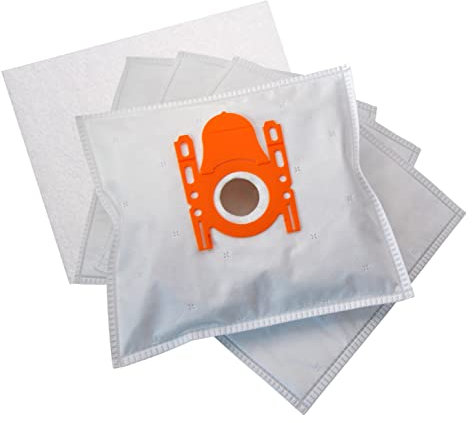 LeaBen 5-lagig 50 Stck. Staubsaugerbeutel geeignet für Siemens VSQ8SEN66A VSQ8SEN66B VSQ8SEN66C VSQ8SEN72A VSQ8SEN72B VSQ8SEN72C Q8.0 VS Z5... Z5.0 Bosch Typ G uvm. ersetzt Swirl S62 S67 S68 S73