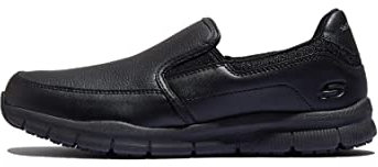 Skechers for Work Men's Nampa-Groton Food Service Shoe, Black Poliuretano, 11.5 M US, Poliuretano Negro, 45.5 EU