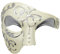 Thmyo Phantom de demi-visage vintage des hommes de l'opéra masque de mascarade de carnaval vénitien (Beige)
