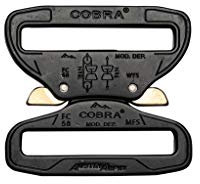Robuster Gürtel 2,25 Schnalle – COBRA Schnellspanner Umwandler – extra breit - mehrfarbig - Breit