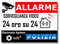 Egero - 8x Adesivi Deterrent Videosorveglianza Allarme Polizia Antifurto per Casa, Edilizia, Commercio, Garage. Adesivi di sorveglianza video di qualità professionale.