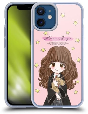Head Case Designs Officially Licensed Harry Potter Hermione Granger Deathly Hallows XXXVII Gel Case [Military Grade Protection] Compatible with Apple iPhone 12 Mini and Compatible with MagSafe