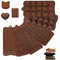 6pcs Moules à Tablette de Chocolat Moule à Chocolat En Silicone Moulle Chocolat Silicone Moule à Chocolat Antiadhésif Pour Faire Des Gâteaux Muffins Au Chocolat Et Aux Bonbons 6 Formes