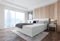 Best for Home Boxspringbett Polsterbett Sawana mit Bonellfederkern-Matratze und Topper Schlafzimmer (Silber, 180x200cm)