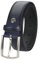 LINDENMANN Anzug-Ledergürtel Herren, Anzug-Gürtel Herren 35 mm breit Vollrindleder marine, Farbe/Color:blau, Size US/EU:Bundweite 105 cm Gesamtlänge 120 cm W 41.5 XL