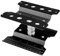 BEYEE RC Auto-Reparaturstation, Aluminium 360-Grad-Drehung Reparaturstation Montageplattform Arbeitsständer für 1/8 1/10 1/12 TRX4 SCX10, RC Crawler Monster Truck Buggy (Schwarz)