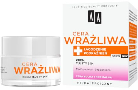 AA Cera Empfindliche Fettcreme für trockene und normale Haut 24h - geruchsneutral 50ml