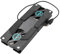 KAYLRE Supporto per Laptop Supporto for la Portatile Supporto for la Doppia Ventola di Raffreddamento Notebook Notebook Stand Pieghevole USB Portabicchiere Nero Nuovo Supporto per Laptop 17 Pollici
