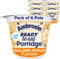 Ambrosia Low Fat Porridge Pots, Ready-to-Eat Golden Syrup Flavour With British Wholegrain Oats, 210 g (Pack of 6)
