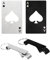 4 Piece Bottle Opener Set, Beer Bottle Opener, Card Bottle Opener, Keychain Bottle Opener, Personalized Beer Bottle Opener (Black and Silver)