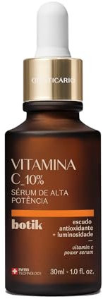 O Boticário Botik Gesichtsserum, hohe Leistung, Vitamin C, 10 % Antioxidation, beleuchtete Haut, ruhiges und lebendiges Aussehen, vegan, 30 ml