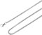 DIVINA VITAE Stainless Steel Necklace for Women Men Black Rolo Cable Necklace Chain 2mm 21.6in