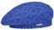 Seeberger Annelie Knit Baskenmütze Damen, Royalblau, 6 3/4/7 3/8