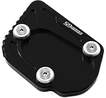 SeitenstäNder Verbreiterung Fit -Verwendung for BMW R1250 GS R1250GS R 1250 GS ADV Alle Jahre Motorradzubehör CNC Kickstand Foot Side Ständer erweitert Erweiterung SeitenstäNder Motorrad(Color:Noir)