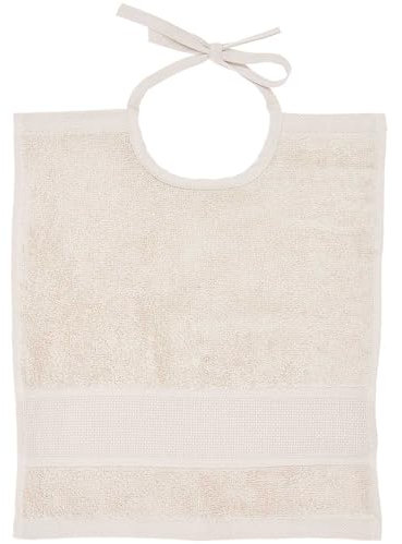 Rico Design Lätzchen mit AIDA-Kante zum Besticken - Farbe: hellbeige