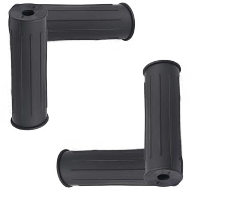 4 Stück Schubkarrengriffe, 30 mm Schubkarren Universal Griffe, rutschfest Ersatzgriffe, Ersatzgriffe für Sackkarre Schubkarre, Kunststoff Karrengriff, für Fahrrad, Rollstuhl, Motorrad