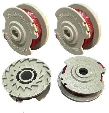 Bobine de tonte,Paquets Bobine de Rechange,Compatible avec Gardena,Art.-Nr.8844 und 8845 Bobine Tête Coupe Pièces(4 bobines de fil de rechange)