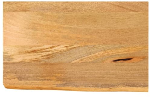 vidaXL Tischplatte mit Baumkante 40x30x3,8 cm Massivholz Mango
