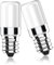 RuLEDne LED Kühlschranklampe, E14 LED Leuchten, 2 W Ersatz für 15 W 20 W 25 W Halogenlampen or Incandescent, Kaltweiß 6000K, Fridge Lamp 170 lm, 360° Abstrahlwinkel, Nicht Dimmbar AC 230 V, 2er Pack
