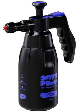 OctoFoam Clean 750 | Premium-Schaumsprüher mit Zerstäuber | 750 ml | Geeignet für alkalische Medien und Reiniger | Haus, Garten, Werkstatt und Industrie | Made in Germany