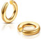 2 Pièces Manchette Oreille Femme, Faux Piercing Oreille, Ear Cuff Acier Inoxydable, Boucle Oreille Sans Trou