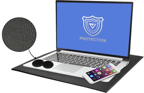 Laptop Pad Protection, Heat Shielding Laptop Pad EMI Blocker Lap Desk, Protector Portable Heat Blocker for Laptop, Tablets and Phones (12-16)