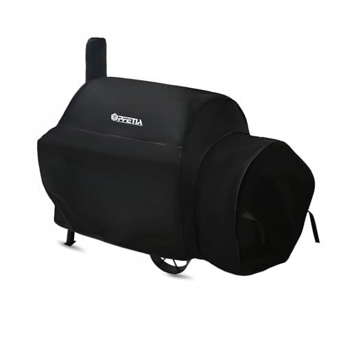 UPFETIA Grillabdeckung für Oklahoma Joe's Longhorn Offset Smoker, Heavy Duty & Waterproof Oklahoma Joe Smoker Cover