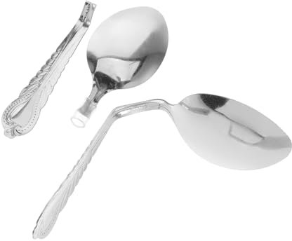 CHICAMPERA 2stücke Magische Biege-löffel Für Close-up Zauberkunst Requisiten Für Und Partytricks Aus Robustem Leicht Zu Erlernen Vielseitig Einsetzbar