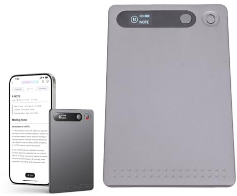 AI Voice Recorder, 64 GB Note Voice Recorder, Support 23 Sprachen Transkriben und Fassen Sie mit AI -Technologie Zusammen, Audio -Rekorder für Vorlesungstreffen Anrufe