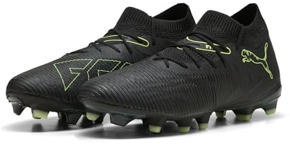 PUMA Damen Future 8 Match FG/AG Fußballschuhe 42, Black Fizzy Light Green Terrain Yellow