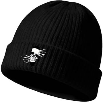 Shaeotek Beanie bestickte Mütze, Geschenke für Frauen Mädchen, Tiere Strickmütze, winterwarme Dehnbare Mütze für Erwachsene