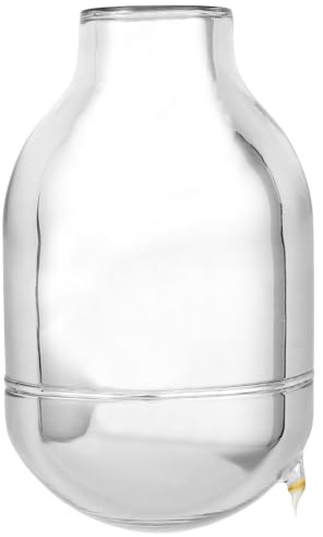 Healeved Vakuum Glaseinsatz 1l für Isolierkannen Glasinnenraum Wasserkocher Kompatible Thermosflasche Wärmeisoliert für Heiße Getränke Ersatz Innenglas für Büro und Zuhause