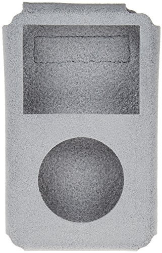 Bird Poco G605 Alcantara-Etui für iPod Classic 160GB & iPod Video 60/80 GB, Silber
