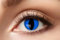 Eyecatcher 84063141-600 - Farbige Kontaktlinsen, 1 Paar, für 12 Monate, Blau, Karneval, Fasching, Halloween
