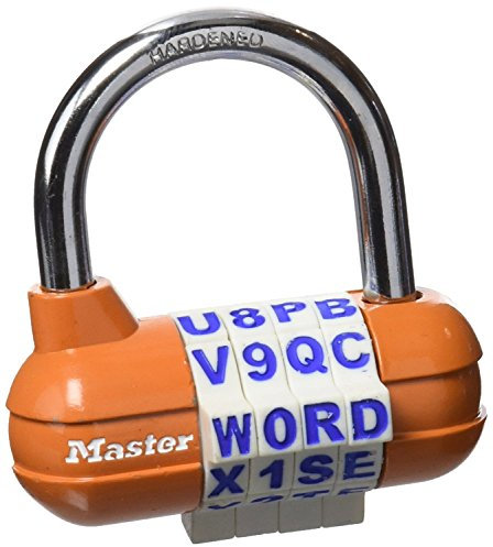 Master Lock 1534EURD Candado con Combinación, Color aleatorio, 5,9 x 6,4 x 2,6 cm