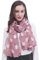 Lina & Lily Écharpe Foulard pour Femme Imprimé Hérisson (Vieux Rose)
