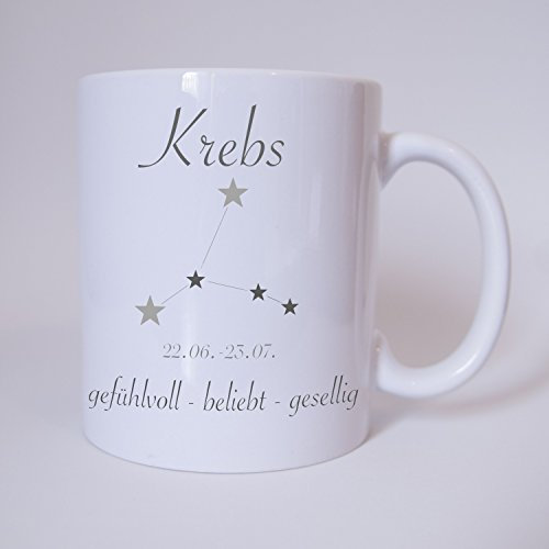 TassenKing Krebs Sternzeichen (22.6. - 22.7.) - Tasse Geschenk Lustiger Spruch Löwe Geschenkidee Geburtstag Weihnachten