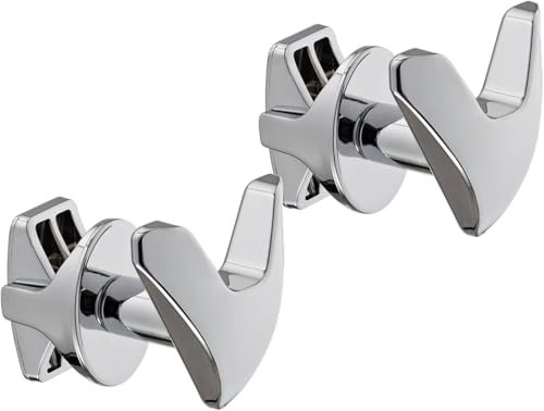 LH Coppia handy vip scaldasalviette - portasciugamani, si fissano direttamente sul radiatore scaldasalviette - cromati