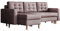 Ecksofa mit Schlaffunktion und Bettkasten Ana, Microfaser, L-Form Eckcouch, Ottomane Universal, Polstersofa, Polstergarnitur, Wohnlandschaft (Kronos 27)